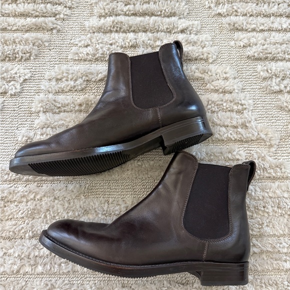 Gravati Brown Leather Chelsea Boots 7 - Picture 1 of 5